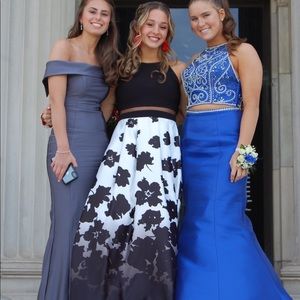Aqua prom dress size 0